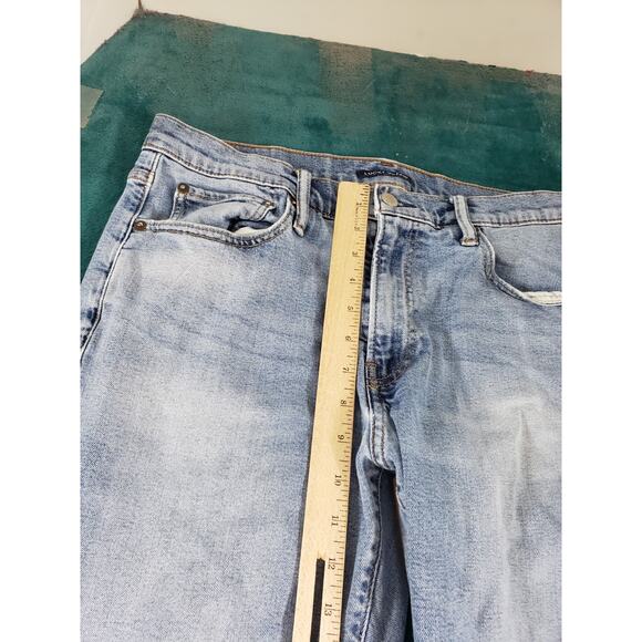 Lucky Brand Jeans Size 32x32 Mens Blue Pants Stretch Denim 411 Athletic Taper - Picture 9 of 16